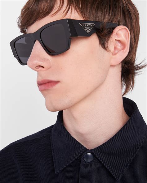 prada glasses with triangle logo|prada glasses for men.